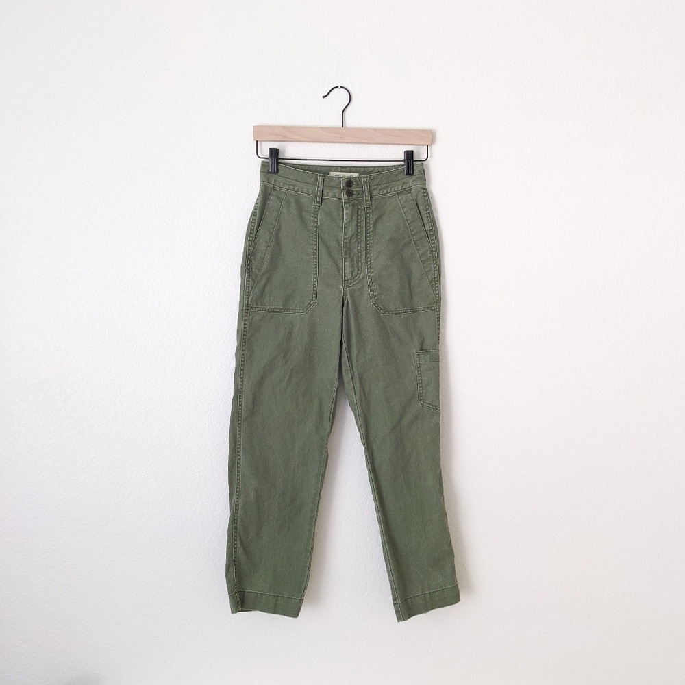 Madewell High Waisted Utility Cargo Pants